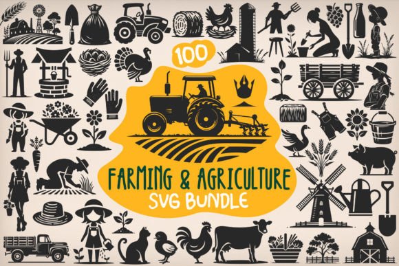 100 Farming and Agriculture SVG Designs