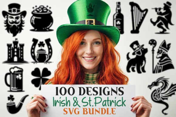 100 Irish and St. Patrick's Day SVG Set
