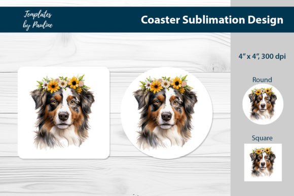 Australian Shepherd Coaster Sublimation: A Designer’s Review