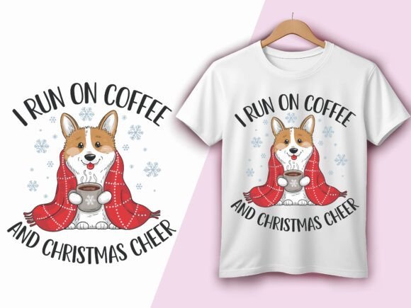Coffee Christmas Cheer Corgi Dog Vector: Hands-On Design Review