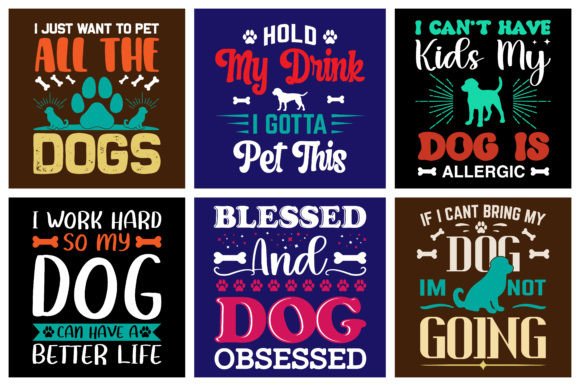 Dog T Shirt Design Bundle