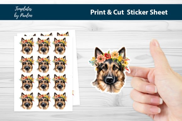 German Shepherd Digital Sticker Sheet Review