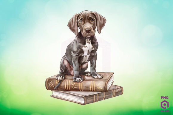 German Shorthaired Books Clipart: A Designer's Review