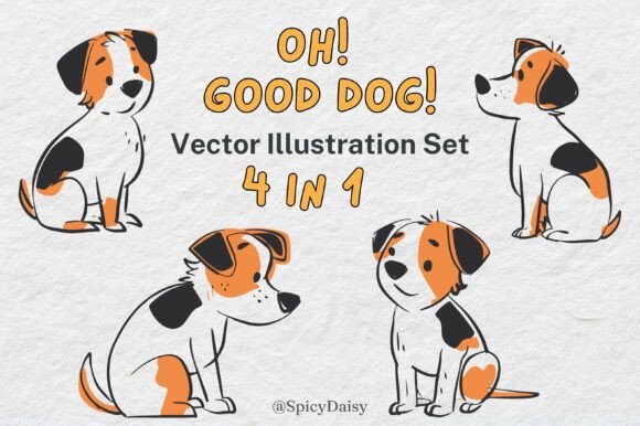 Lovely Dog Illustration Pack – A Designer's Review