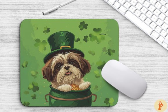St Patrick's Day Lucky Dog Background