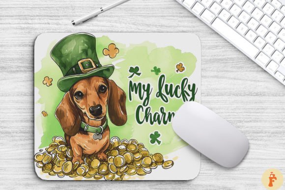 St.Patrick's Day Lucky Dog Background